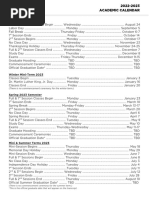 MSU Mankato Academic Calendar 2024-25 | PDF | Educational Stages ...