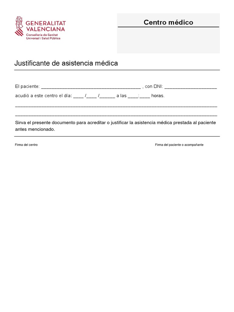 justificante-de-asistencia-m-dica-gva-pdf-negocios-finanzas-y-dinero