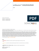 Supermassive 9200 9400 9600 Getting Started Guide