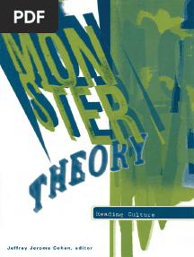 Jeffrey Cohen Monster Theory Reading Culture