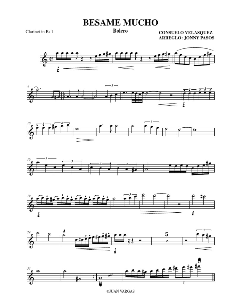 Bésame Mucho Cuarteto de PDF Échecs