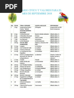 Calendario de Valores 2025. | PDF