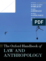 The Oxford Handbook of Law and Anthropology (Marie-Claire Foblets (Editor) Etc.)