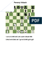 Perenyi Attack: 1.e4 c5 2.Nf3 d6 3.d4 cxd4 4.Nxd4 Nf6 5.Nc3 E6 6.be3 A6 7.g4 E5 8.Nf5 g6 9.g5!