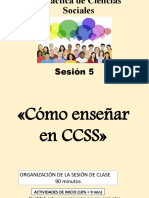 Sesion 5. Didactica de CCSS