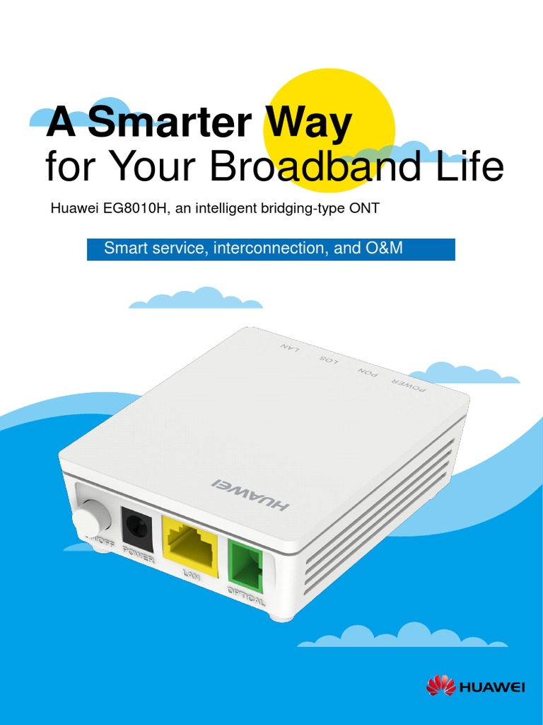 Huawei EG8010H ONT Specifications & Features | PDF | Internet | Electronics