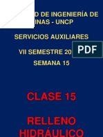 Clase 15 - Relleno Hidráulico