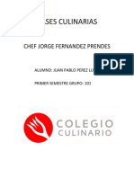 Bases Culinarias Juan Pablo Perez Lugo 101 Segundo Parcial