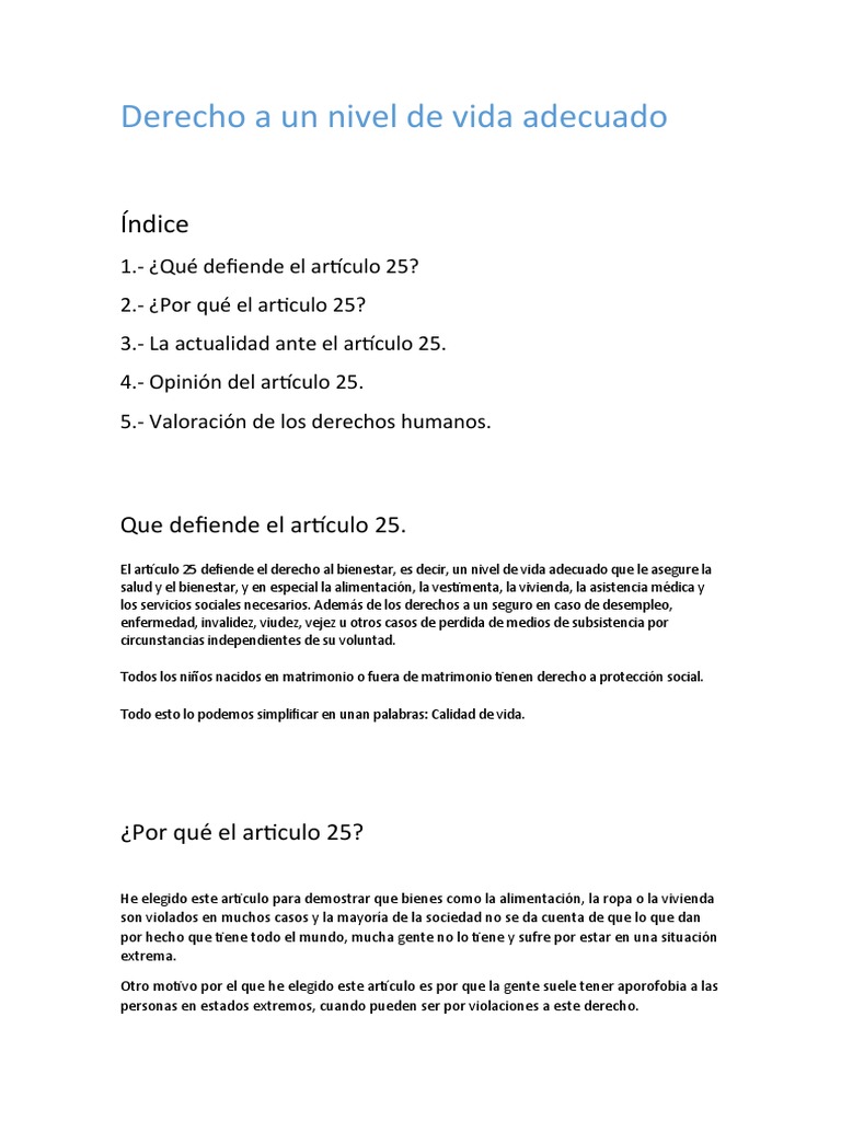 el-derecho-a-un-nivel-de-vida-adecuado-un-an-lisis-del-art-culo-25-de