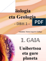 GAIA Lurra Eta Planetak Bio Geo DBH1