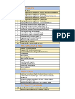 Guia de conteúdos sobre português, matemática, auditoria e outros temas