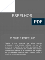 Como espelhos são fabricados