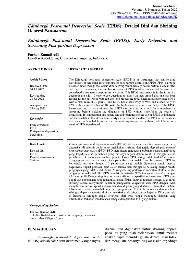 early-detection-and-screening-of-postpartum-depression-using-the
