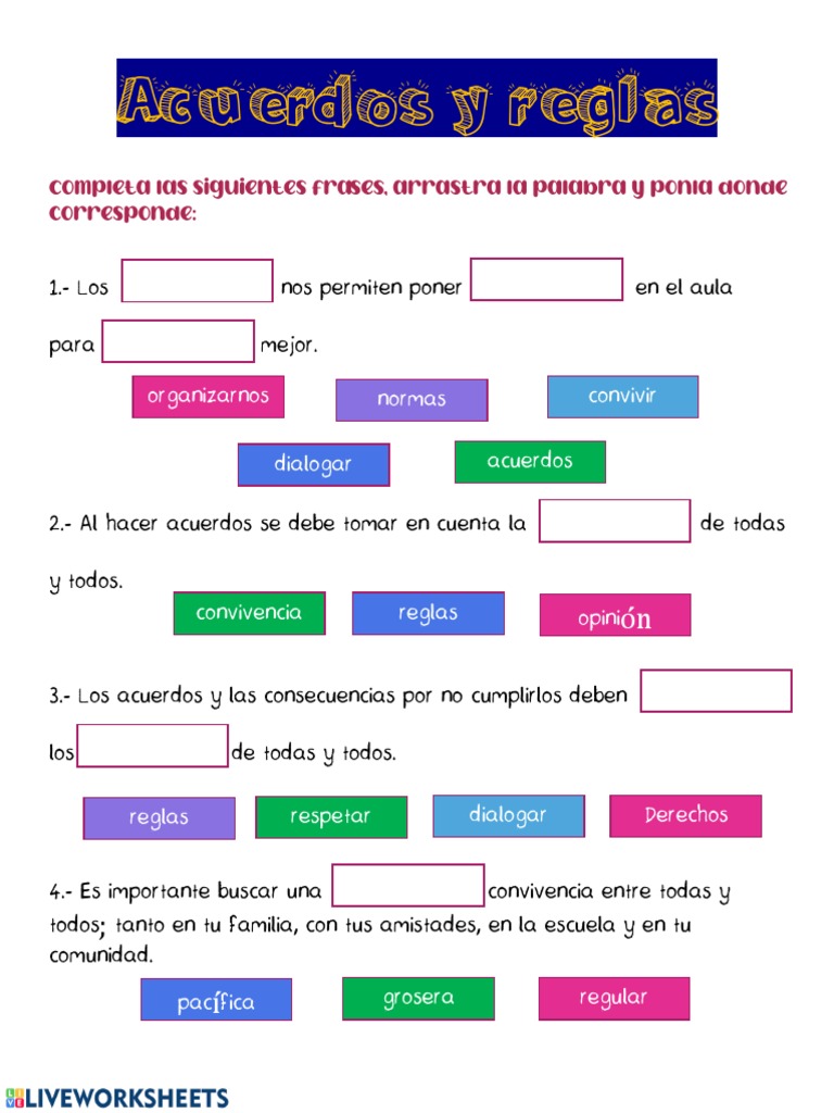 Acuerdos y convivencia en el aula | PDF
