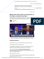 Gmail - Mainstream Media Claims My Statements On Fox News On Aug 10 Were False