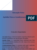 Aptidão Física e Condicionamento Físico