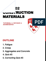 CIVE 202 Tutorial 3 Fatigue & Aggregates