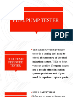Fuel Pump Tester 10