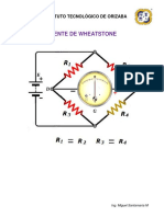 Puente de Wheatstone y sensores de temperatura y presión