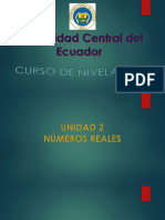 Unidad 2. Numeros Reales