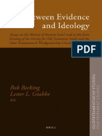[Oudtestamentische Studiën, Old Testament Studies] Bob Becking, Lester L. Grabbe - Between Evidence and Ideology_ Essays on the History of Ancient Israel read at the Joint Meeting of the Society for Old Testamen (2010, Brill Acade - libgen