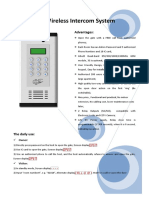 K6 Access Control Apartment Intercom 5 1 1