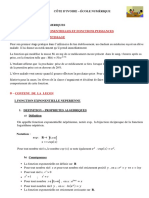 TD Maths Leçon 07 Fonction Exponentielle Et Fonction Puissance