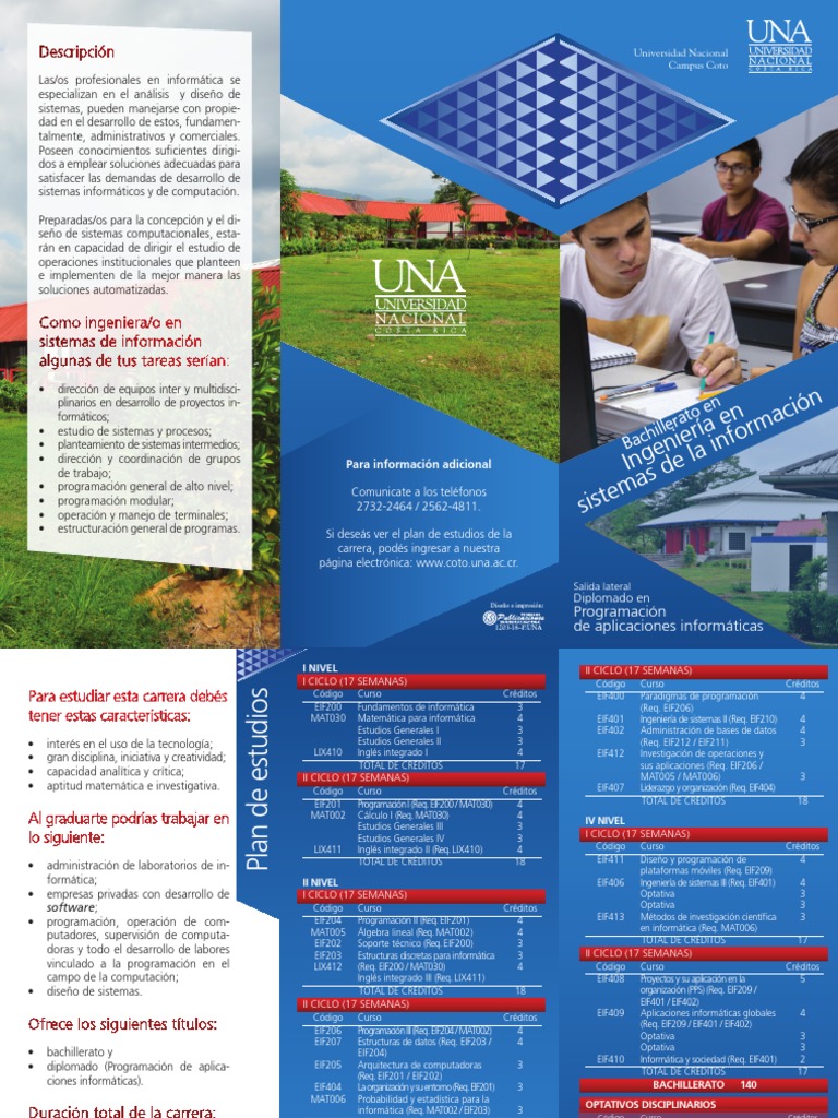1203 16 Brochure IngenieriaSistemas | PDF | Informática | Programación ...