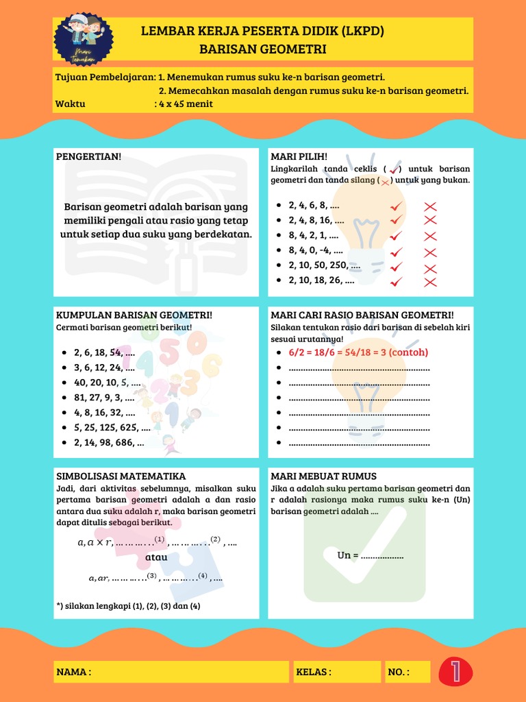 Lkpd Barisan Geometri Pdf