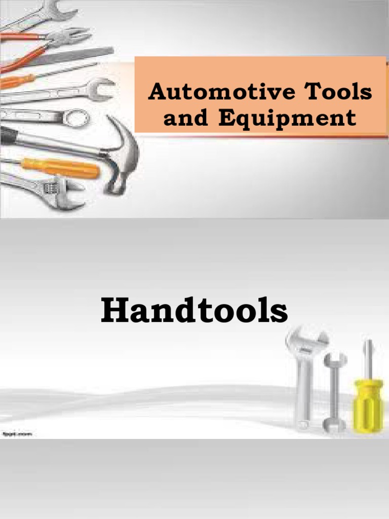 Automotive Tools and Equipment | PDF | Nut (Hardware) | Manufactured Goods