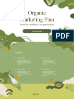 Organic Marketing Plan - PPTMON