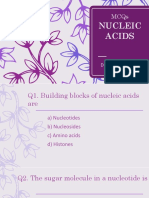 MCQs Nucleic Acids Dr. Ruchika Yadu