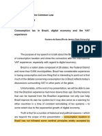 Da Gama, Gustavo - Consumption Tax in Brazil, Digital Economy and The VAT Experience