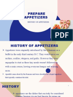 Prepare Appetizers - 2022