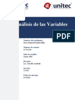 3.1 Análisis de Las Variables