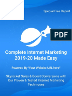 Complete Internet Marketing 2019-20 - Special Free Report