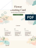 Flower Greeting Card - PPTMON