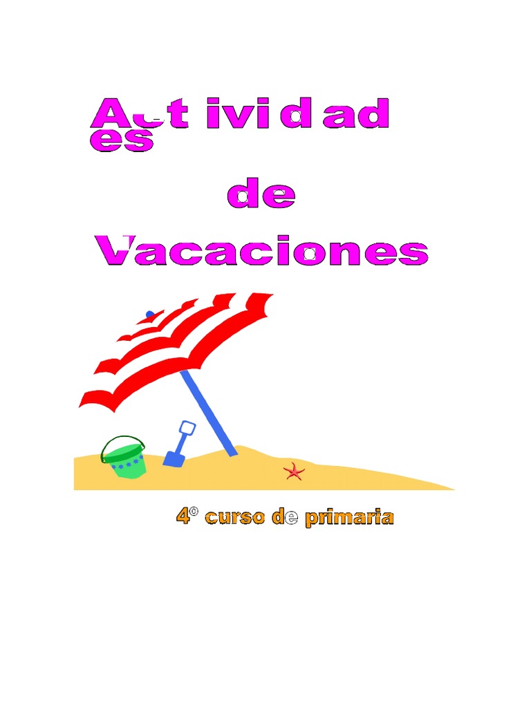 Cuaderno Vacaciones Pdf División Matemáticas Sustracción