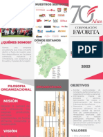 Folleto Brochure de Servicios Empresa Profesional Amarillo