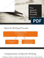 The Speech Writing Process