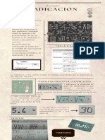 Infografía de Proceso Periódico Vintage Antiguo Marrón