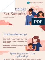 Epidemiologi Kep. Komunitas