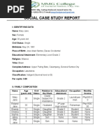 Social Case Study Report DSWD | PDF | Accessibility | Disability