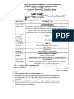 10th Datesheet AR 2023