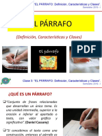 Clases de Párrafo