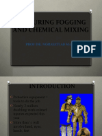 Ppe During Fogging and Chemical Mixing