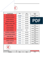 Horarios Actualizados