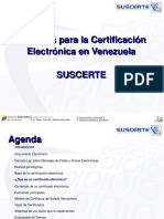 Tema 13 Criterios para La Certificación Criterios para La Certificación Electrónica en Venezuela