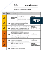 CRONOGRAMA COM1 2do CUATRIMESTRE 2022