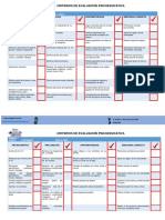 Criterios de Evaluación Psicoeducativa